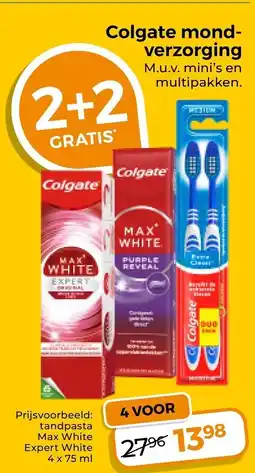 Trekpleister Colgate tandpasta Max White Expert White aanbieding