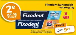Trekpleister Fixodent kunstgebit-verzorging aanbieding