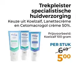 Trekpleister Trekpleister specialistische huidverzorging aanbieding