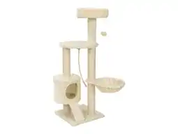 Lidl MAX & MILA'S WORLD Katten krabpaal met hangmat en holletje aanbieding