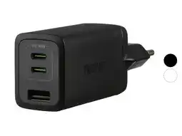 Lidl TRONIC Snellader, 1x USB-A en 2x USB-C aanbieding