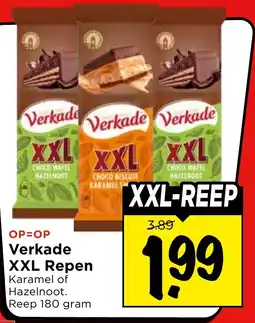Vomar Voordeelmarkt Verkade XXL Repen aanbieding