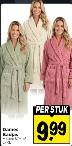 Vomar Voordeelmarkt Dames Badjas aanbieding