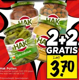Vomar Voordeelmarkt Hak Potten aanbieding
