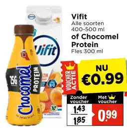 Vomar Voordeelmarkt Alle Vifit of Chocomel Protein aanbieding