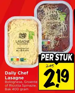 Vomar Voordeelmarkt Daily Chef Lasagne aanbieding