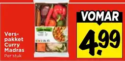 Vomar Voordeelmarkt Verspakket Curry Madras aanbieding