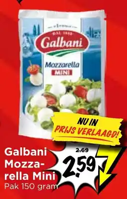 Vomar Voordeelmarkt Galbani Mozzarella Mini aanbieding