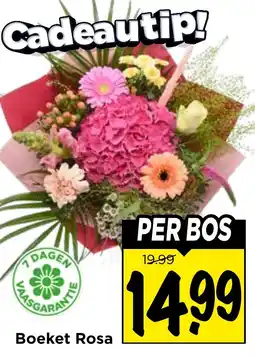 Vomar Voordeelmarkt Boeket Rosa aanbieding