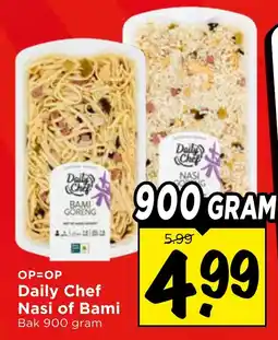Vomar Voordeelmarkt Daily Chef Nasi of Bami aanbieding