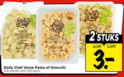 Vomar Voordeelmarkt Daily Chef Verse Pasta of Gnocchi aanbieding