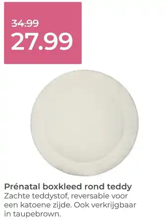Prenatal Prénatal boxkleed rond teddy aanbieding