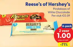 Die Grenze Reese's of Hershey's aanbieding