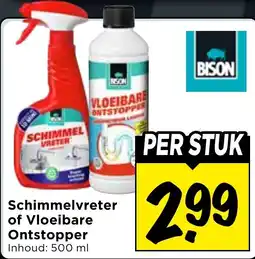 Vomar Voordeelmarkt Schimmelvreter of Vloeibare Ontstopper aanbieding