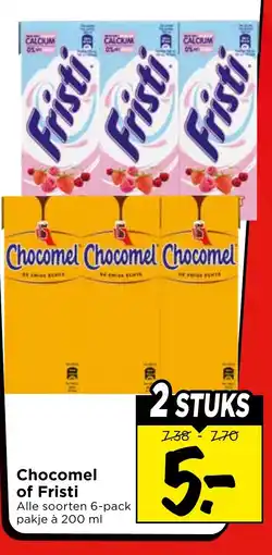 Vomar Voordeelmarkt Chocomel of Fristi aanbieding
