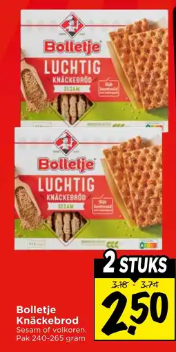 Vomar Voordeelmarkt Bolletje Knäckebrød aanbieding