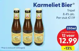 Die Grenze Karmeliet Bier aanbieding
