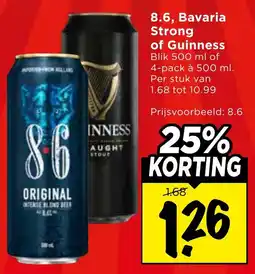 Vomar Voordeelmarkt 8.6, Bavaria Strong of Guinness aanbieding