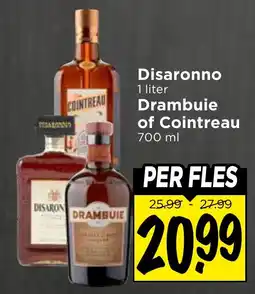 Vomar Voordeelmarkt Disaronno of Drambuie of Cointreau aanbieding