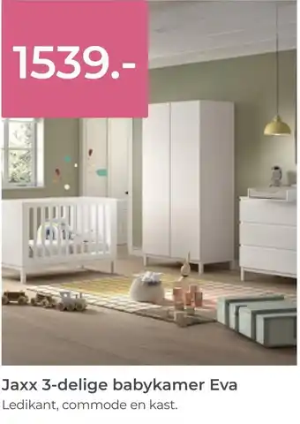 Prenatal Jaxx 3-delige babykamer Eva aanbieding