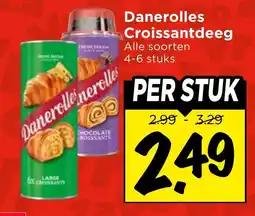 Vomar Voordeelmarkt Danerolles Croissantdeeg aanbieding