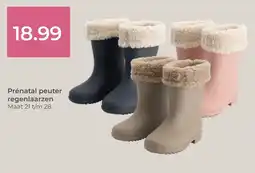 Prenatal Prénatal peuter regenlaarzen aanbieding