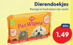 Die Grenze Noma pet wipes aanbieding
