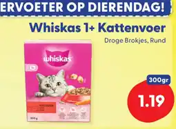 Die Grenze Whiskas 1+ Kattenvoer aanbieding
