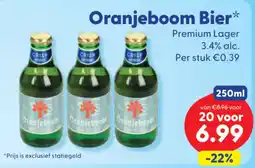 Die Grenze Oranjeboom Bier aanbieding