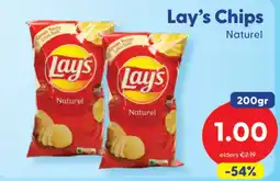 Die Grenze Lay's Chips Naturel aanbieding
