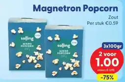 Die Grenze Magnetron Popcorn Zout aanbieding