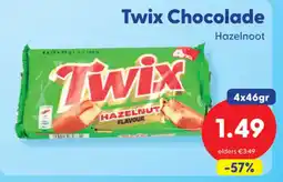 Die Grenze Twix Chocolade aanbieding