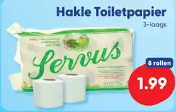 Die Grenze Servus Hakle Toilet papier aanbieding