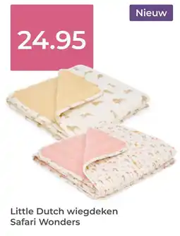 Prenatal Little Dutch wiegdeken Safari Wonders aanbieding
