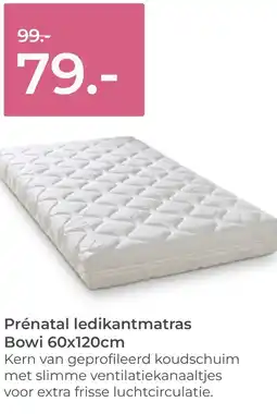 Prenatal Prénatal ledikantmatras Bowi aanbieding