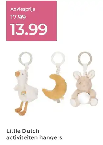 Prenatal Little Dutch activiteiten hangers aanbieding