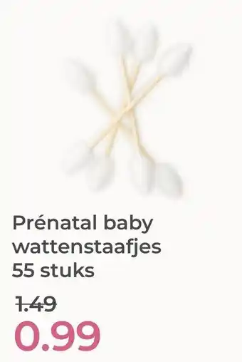 Prenatal Prénatal baby wattenstaafjes aanbieding