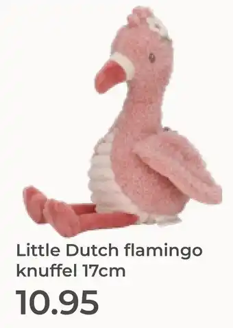 Prenatal Little Dutch flamingo knuffel aanbieding