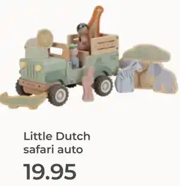 Prenatal Little Dutch safari auto aanbieding