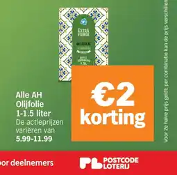 Albert Heijn Alle AH Olijfolie aanbieding
