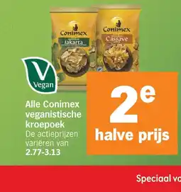 Albert Heijn Alle Conimex veganistische kroepoek aanbieding