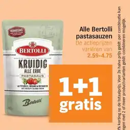 Albert Heijn Alle Bertolli pastasauzen aanbieding