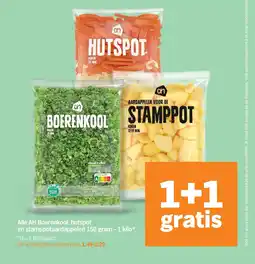 Albert Heijn Alle AH Boerenkool, hutspot en stamppotaardappelen 150 gram - 1 kilo* aanbieding