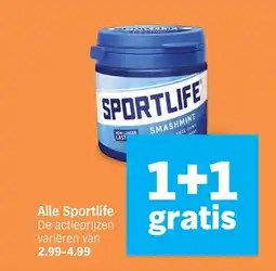 Albert Heijn Sportlife Smashmint aanbieding