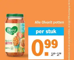 Albert Heijn Alle Olvarit potten aanbieding