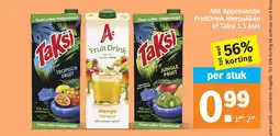Albert Heijn Alle Appelsientje FruitDrink literpakken of Taksi 1.5 liter aanbieding