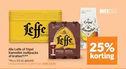 Albert Heijn Alle Leffe of Tripel Karmeliet multipacks of kratten aanbieding