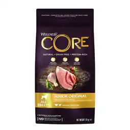 Pets Place Wellness Core Grain Free Dog Senior Original - Hondenbrokken - Kalkoen&Kip 1,8 kg aanbieding