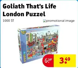 Kruidvat Goliath That's Life London Puzzel aanbieding