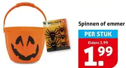 Hoogvliet Spinnen of emmer aanbieding